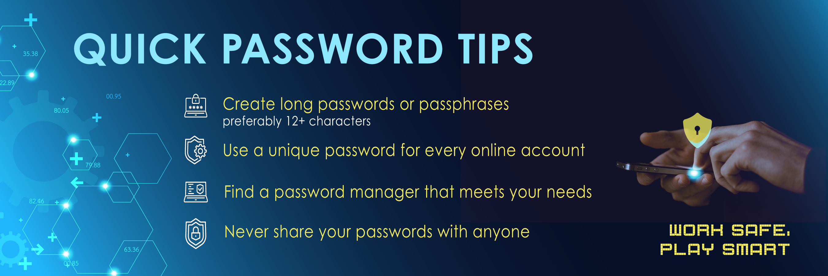 Passwords Quick Tips