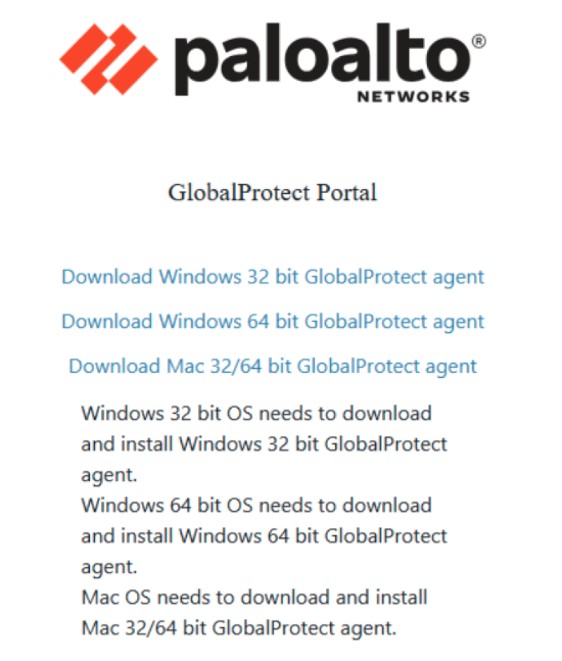 Installation prompt window from paloalto