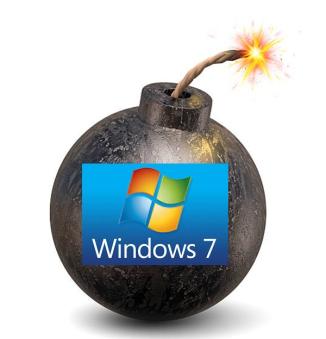 Windows 7 explosion