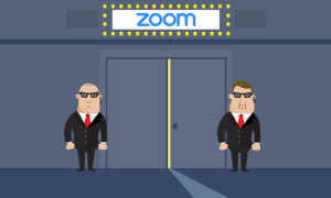 Zoom security guards graphic