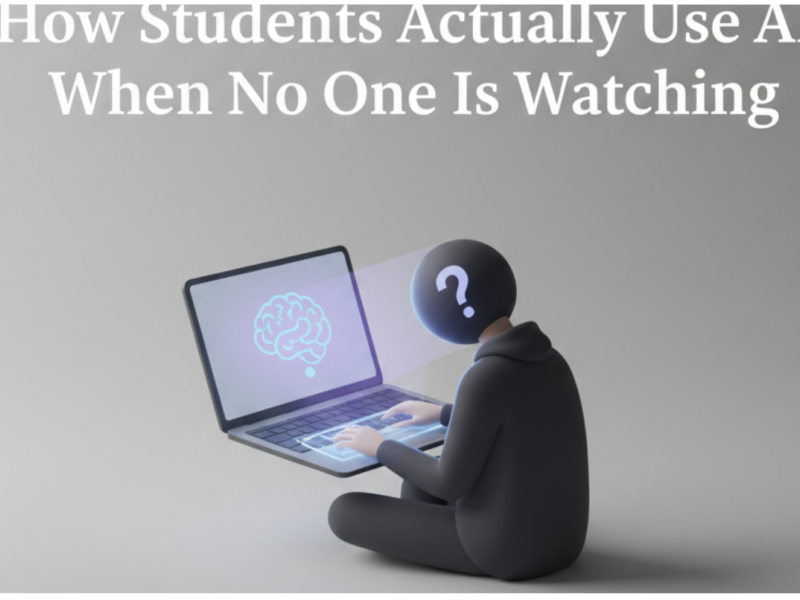 How Students Actually Use AI, When No One Is Watching